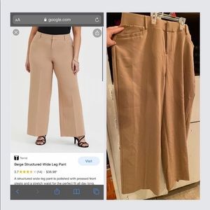 Torrid Khaki trousers. NWOT